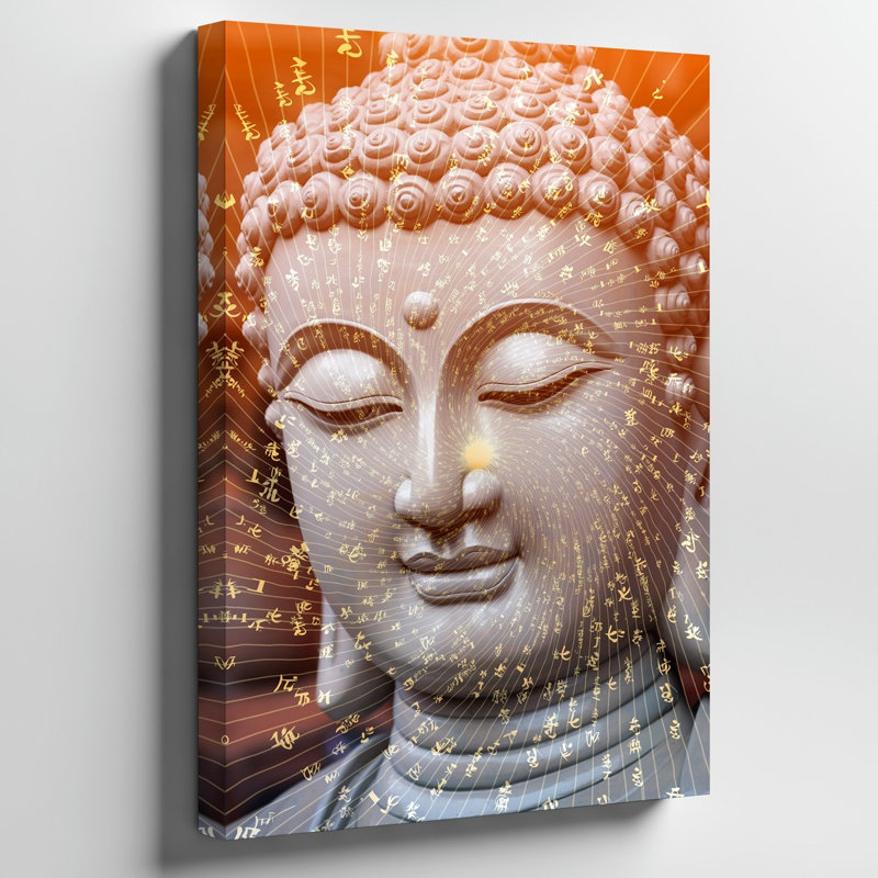 Winston Porter Canvas A Serene Close Up Depiction Of A Buddha